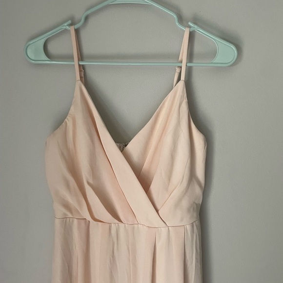 Lulu's Call For Me Gardenia Faux Wrap Jumpsuit Size Small - Picture 4 of 12